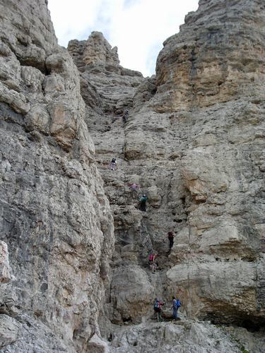 Klettersteig zum Piz Selva