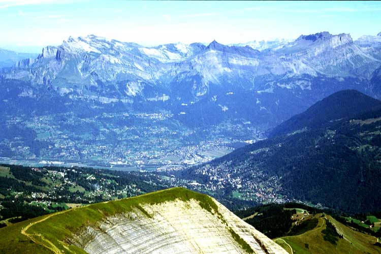 St. Gervais und die Aiguilles Rouges